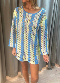 Olivaceous - Phoenix Long Sleeve Crochet Cover Up