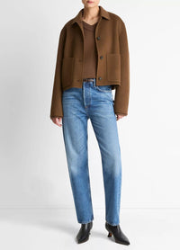 Vince - Wool And Cashmere-blend Short Jacket