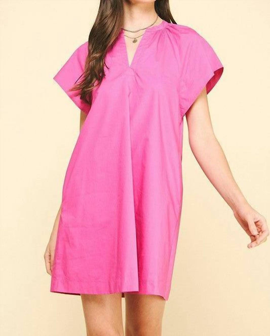 Pinch - Saydee V Neck Mini Dress