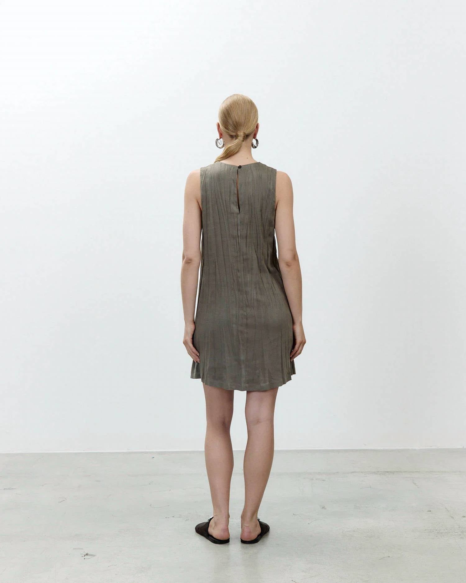Alysi - Women's Wrinkled Dress