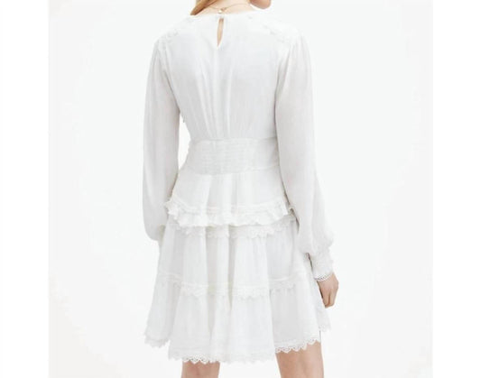 Allsaints - Zora V-neck Ruffled Mini Dress