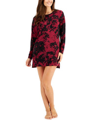 Jenni By Jennifer Moore - Printed Soft Knit Sleep Shirt