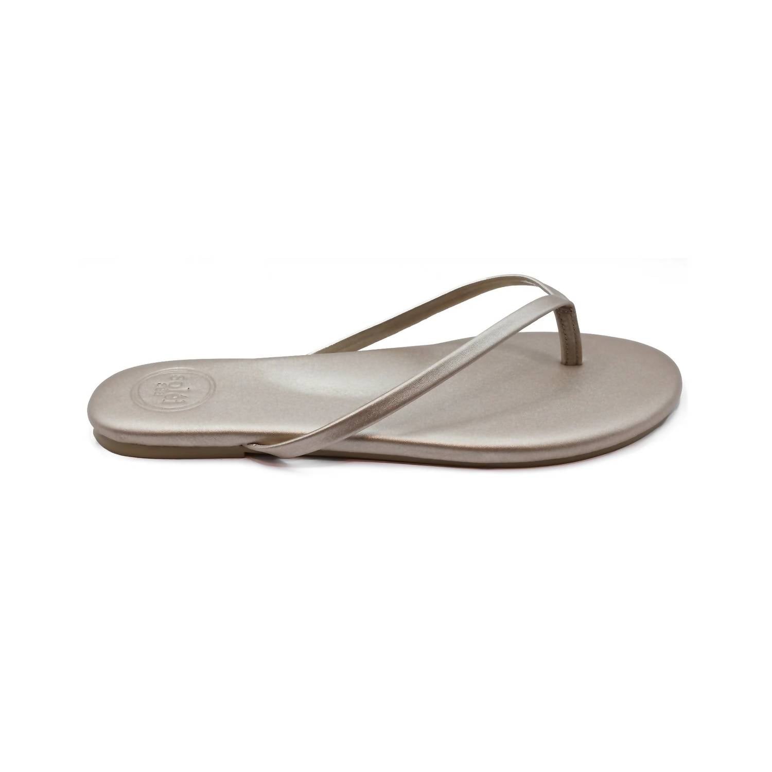 solei sea Women's Indie Classic Flip-flop Sandal in metallic elton - women's sandal