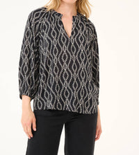 Kaffe - Kasigrid V-notch Neck Blouse
