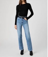 Paige - Stevie High-Rise Straight Leg Jeans - 31"