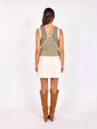 Sage The Label - Mona Stripe Sweater Tank