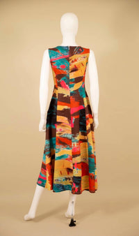Samuel Dong - Women's Knit Sleeveless Long Dress