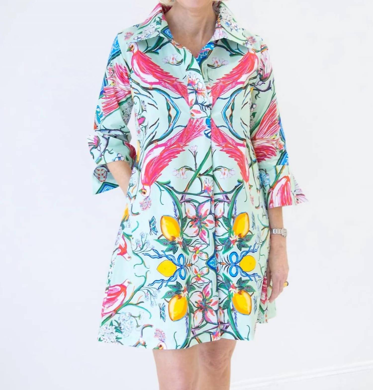 House Of Mbr - Chinois Shirt Mini Dress