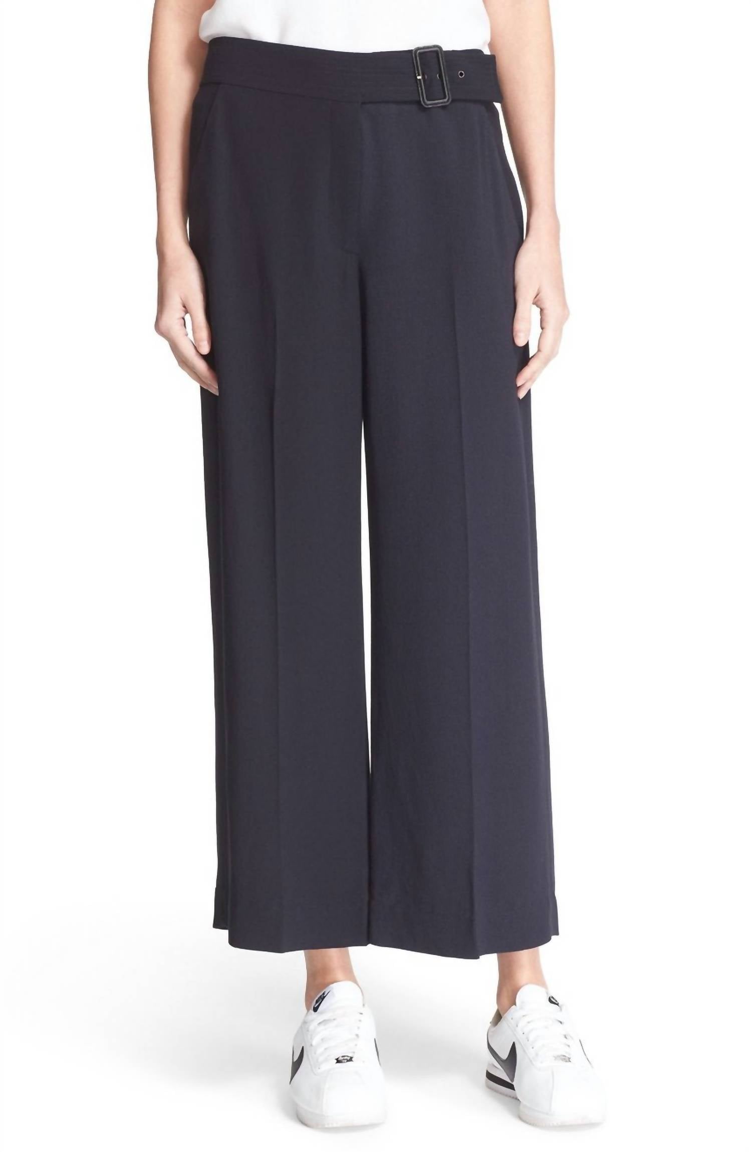 A.L.C. - Women's Emily Gaucho Mid-Rise Belted Pants
