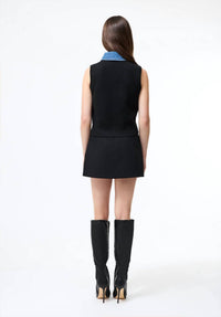 French Connection - Ellie Knit Collared Vest