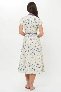 Oliphant - Cap Sleeve Shirt Midi Dress