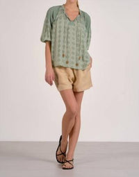 Elan - Boho Peasant Top