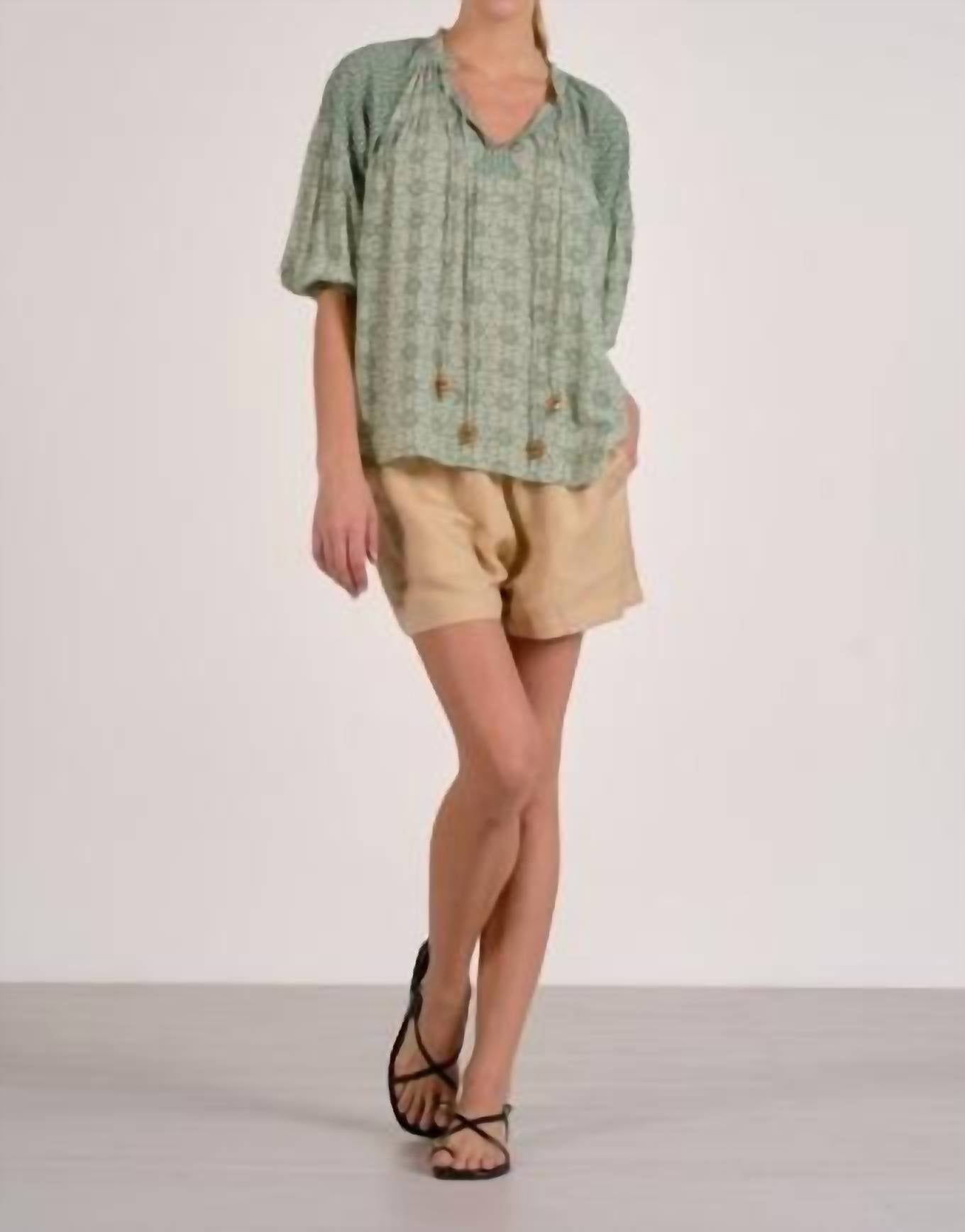 Elan - Boho Peasant Top