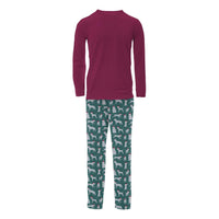 Kickee - Men's Long Sleeve Pajama Set
