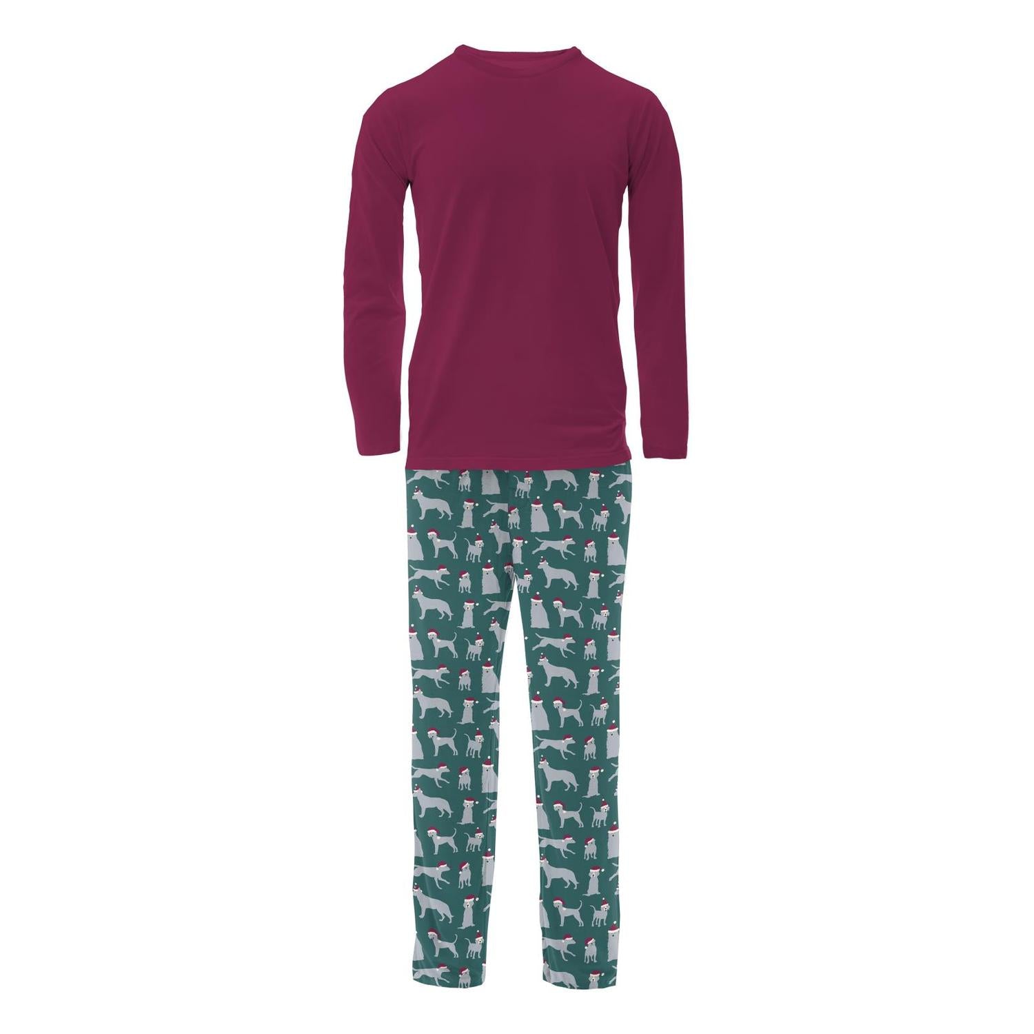 Kickee - Men's Long Sleeve Pajama Set