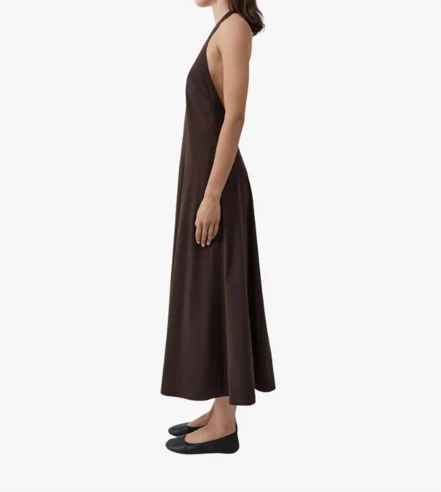 St. Agni - Halter Plunge Dress