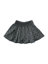 Flowers By Zoe - Girl's Velvet Bows Soft Pleated Skirt