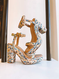 Carrano - Women's Ibiza Raffia Platform Sandals