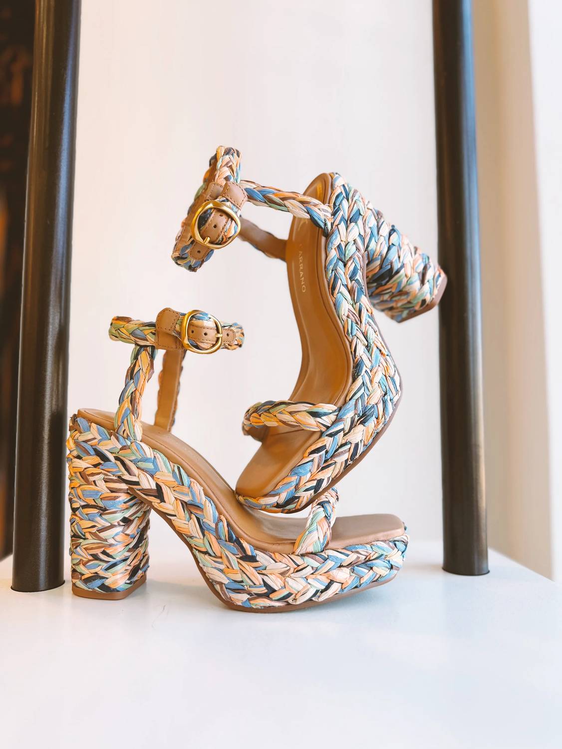 Carrano - Women's Ibiza Raffia Platform Sandals