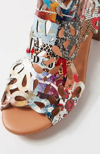 Django & Juliette - Women's Pietro Flat Leather Sandals