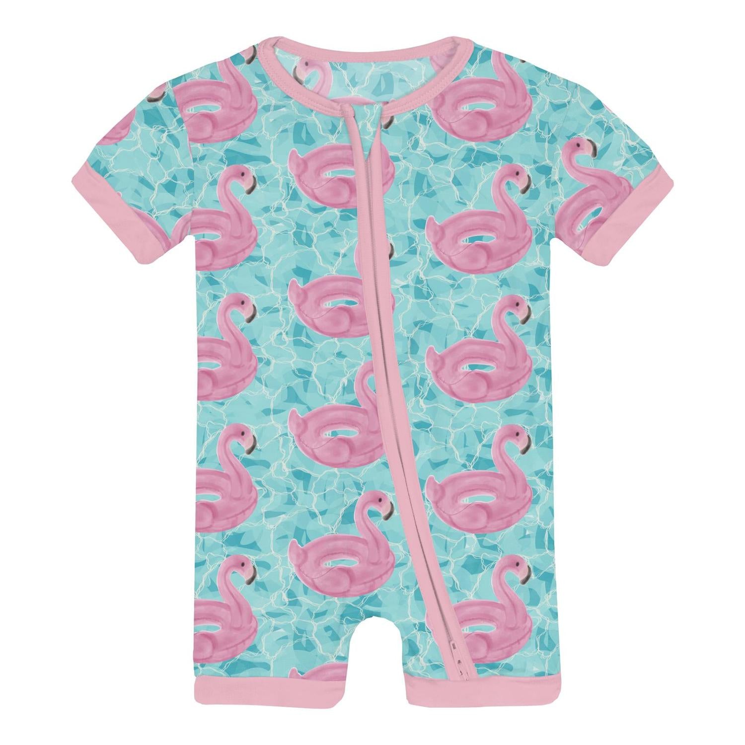 Kickee - Infant & Toddler Girl's Shorty Sleeper With Zipper