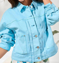 Tribal - Button Front Jacket With Back Pleat