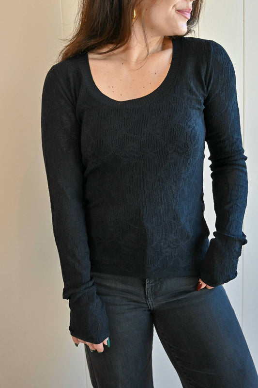 Z Supply - Congress Ave Lace Scoop Neck Top