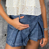 If So - Front Pleat Short