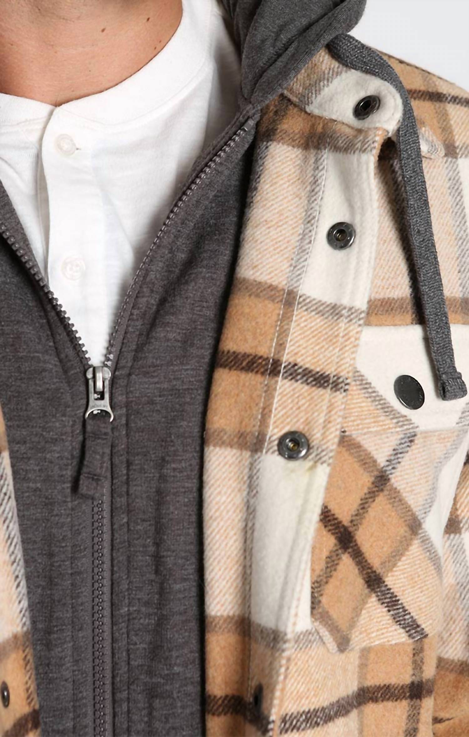 Jachs New York - Wool Blend Hooded Jacket