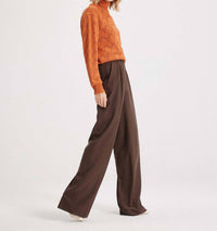 Theo The Label - Ersa Pointelle Argyle Pullover