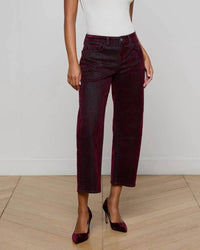 L'Agence - Dolores Low Rise Bow-leg Pants