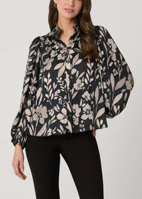 Shoshanna - Ingrid Button-front Top