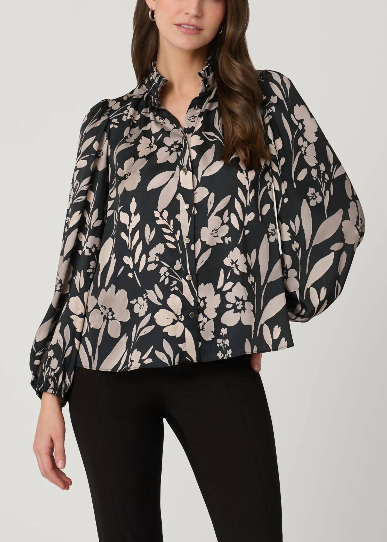 Shoshanna - Ingrid Button-front Top