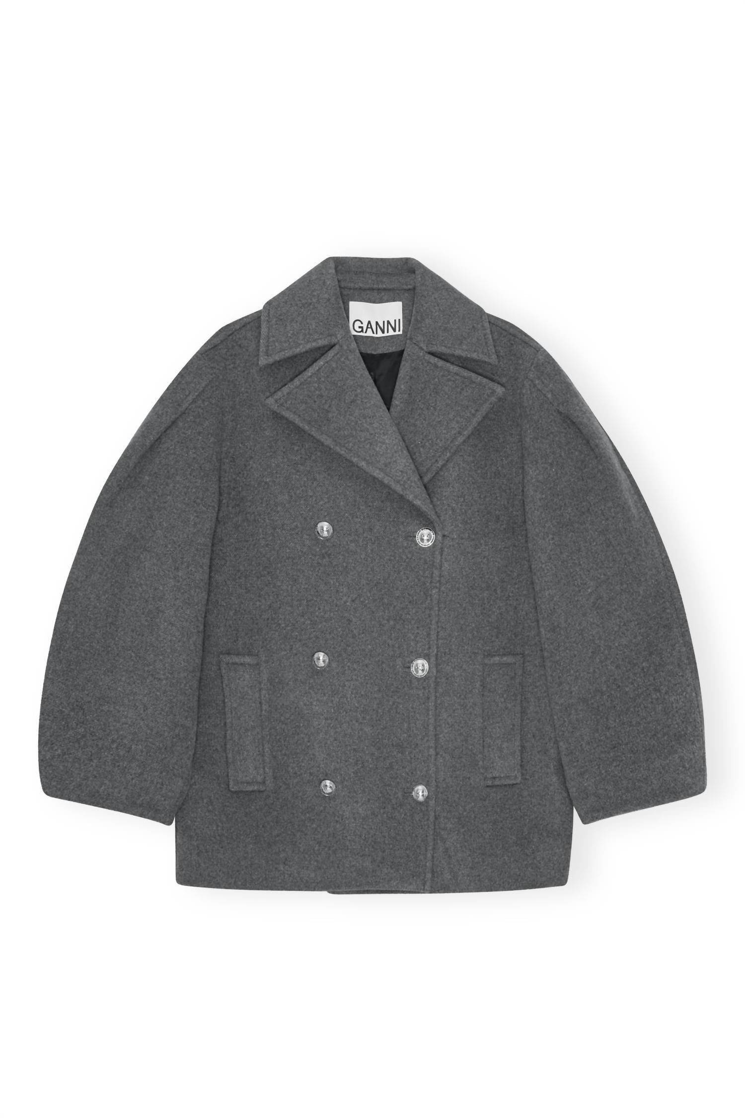 Ganni - Wool Midi Coat