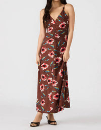 STEVE MADDEN Monroe Flowy Maxi Dress in brown - women's dress