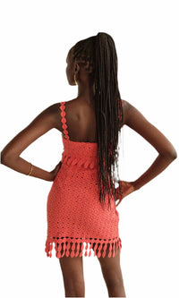 Saylor - Caitriona Fringe Mini Dress