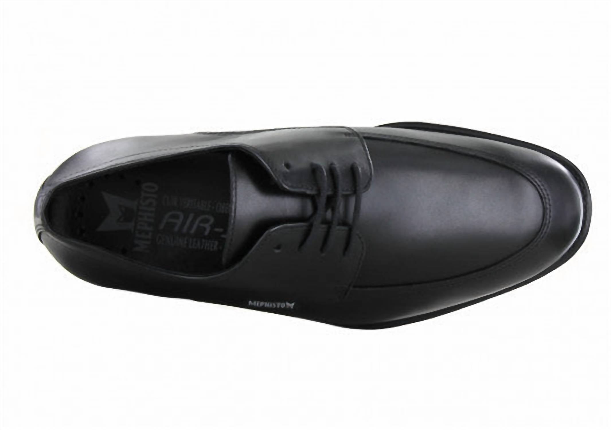 MEPHISTO Men's Carlo Derby Shoes in black carnaby - men's shoe - view 5