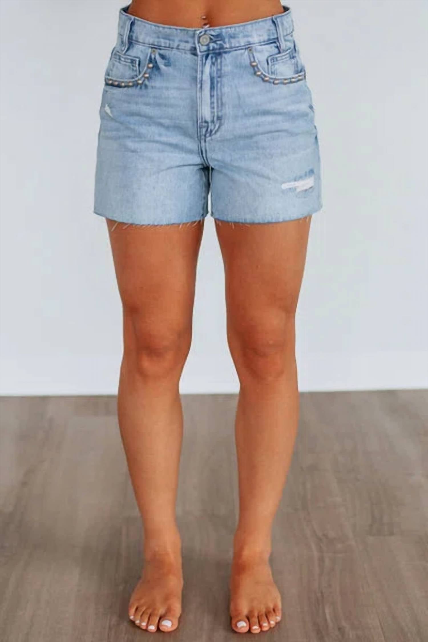 Hidden - Kayla High Rise Relaxed Shorts