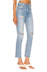 Grlfrnd - Karolina High Rise Straigh Crop Jeans