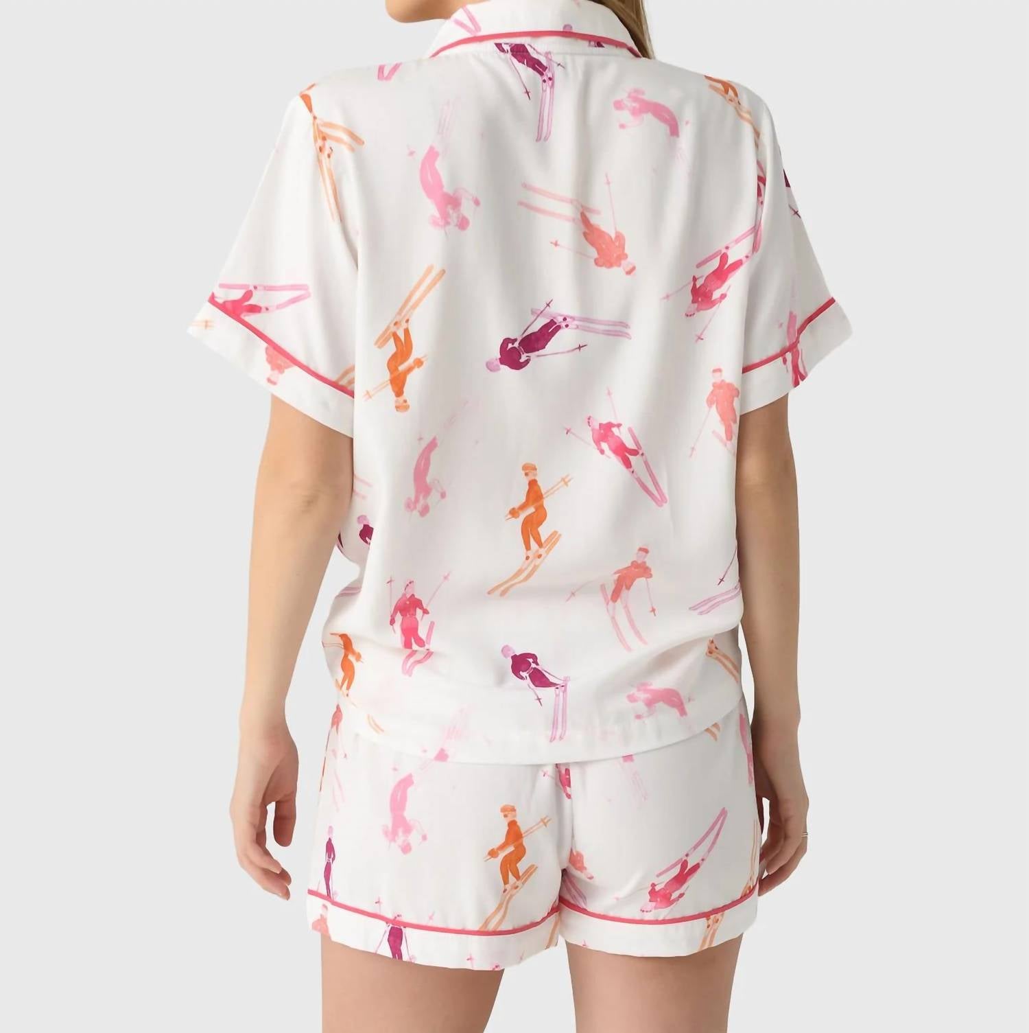 Katie Kime - Bluebird Day Shorts Pajama Set