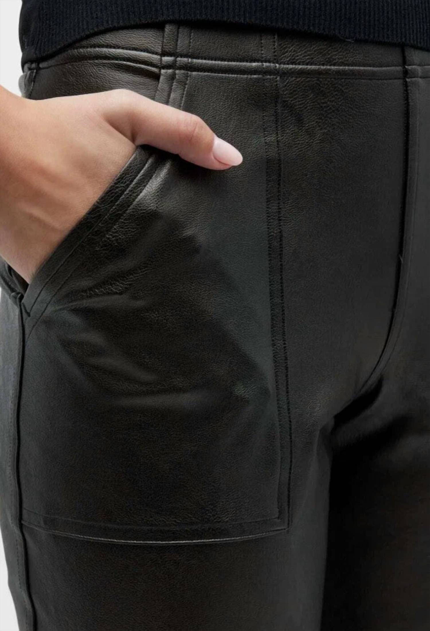 Spanx - Faux Leather Jogger Pants