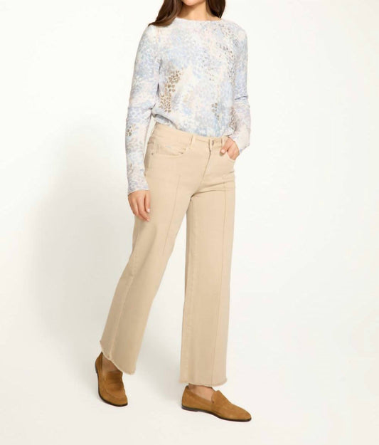 Fdj - Olivia Pintuck Wide Ankle Denim Pants