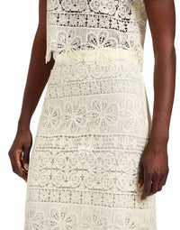 La Doublej - Lacey Macrame Pencil Skirt