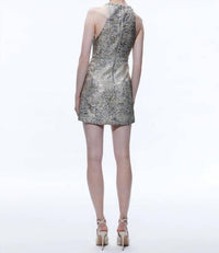 Alice + Olivia - Dru Crew Neck Mini Dress