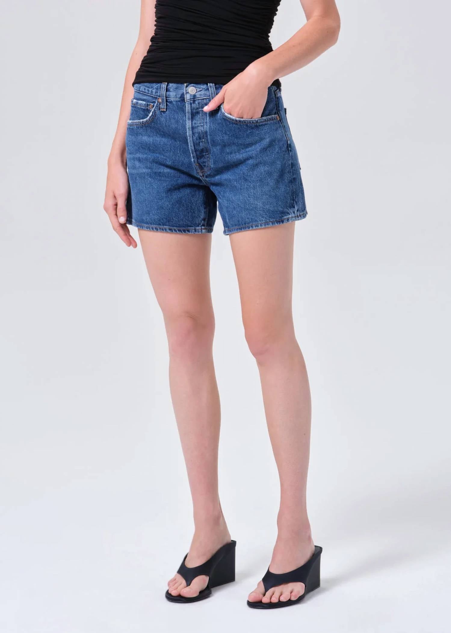Agolde - Women's Parker Long Short