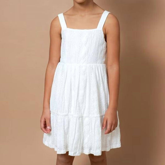 Mayoral - Bright Eyelet Dress For Girls