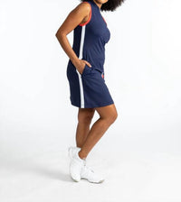 FLAGSTICK SLEEVELESS GOLF DRESS