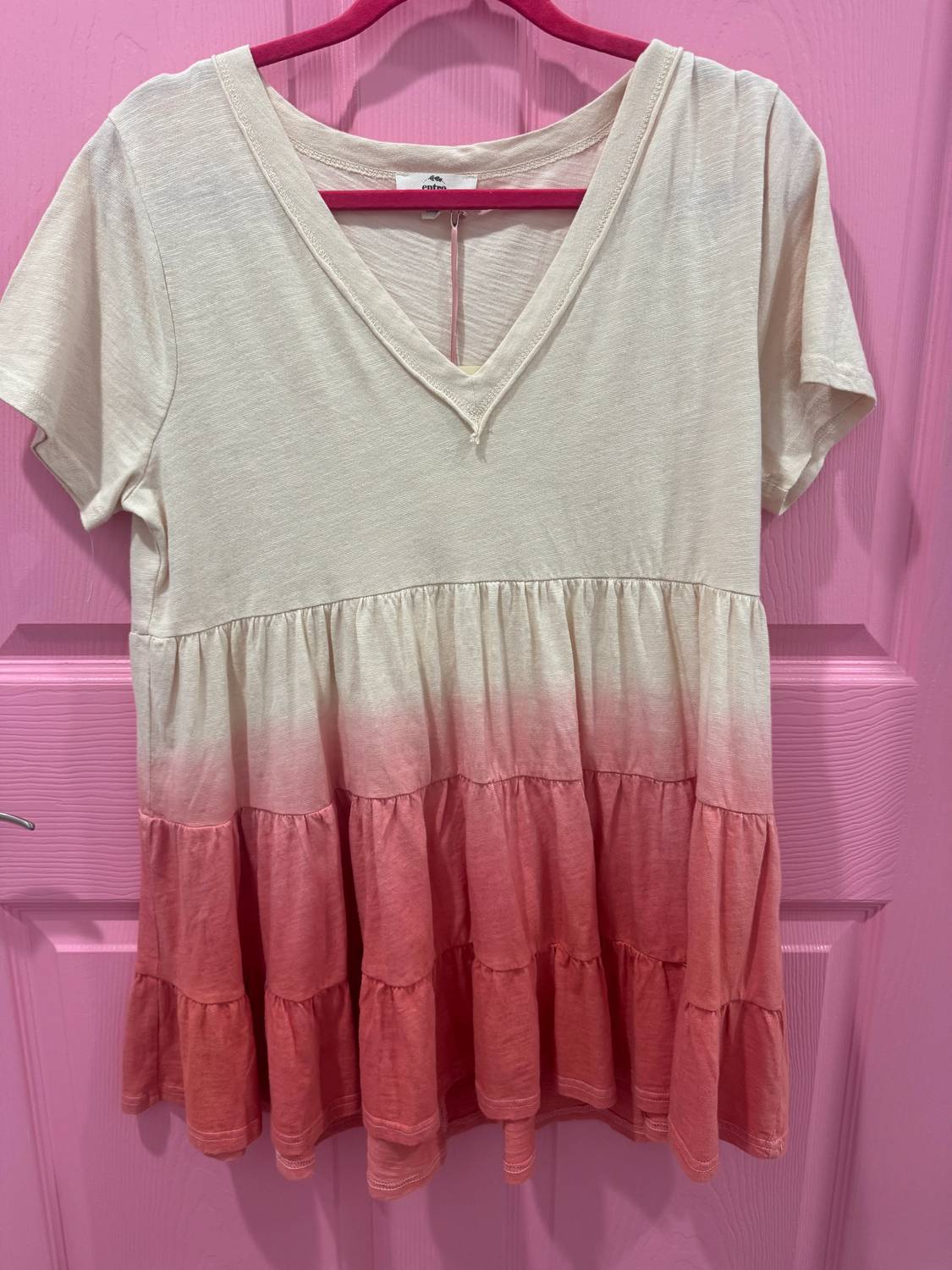 Entro - Women's Tiered Babydoll Top