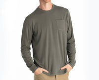 Free Fly - Long Sleeve Pocket Tee