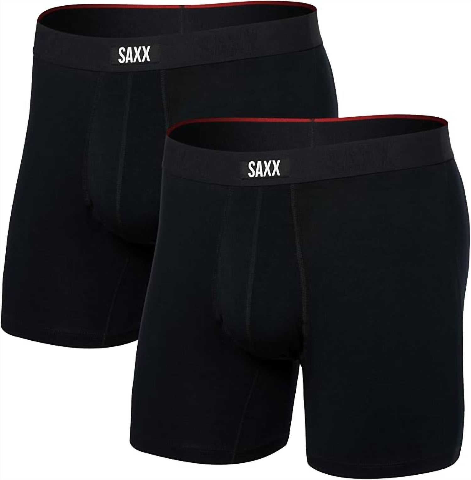SAXX MEN'S VIBE EXTRA SUPER SOFT BOXER BRIEF in black - men's item